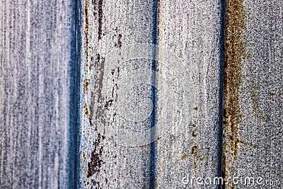 Rusted Shutter Detail Iron Closed Entrance Stock Photo