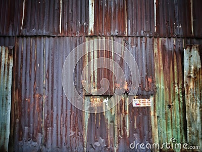Rusted steel sheet wall texture background Stock Photo
