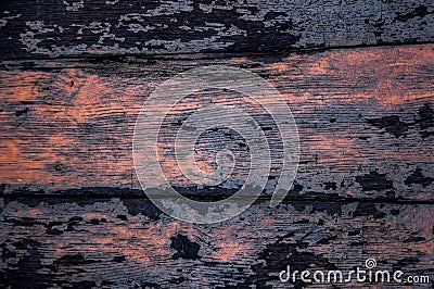 Rusted wood plank with beautiful texture Stock Photo