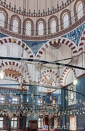 Rustem Pasha Mosque, Istanbul Stock Photo