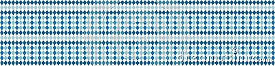 Rustic banner for Oktoberfest. Traditional white and blue rhombus pattern. Vector banner. Vector Illustration