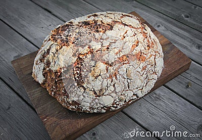 Rustic bread Stock Photo