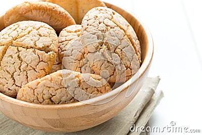 Rustic bread with rice flour Stock Photo