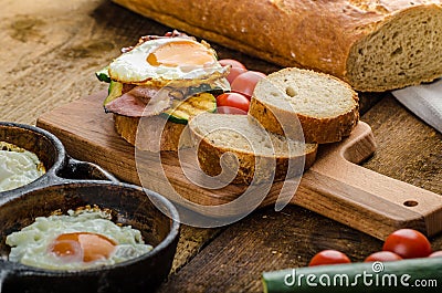 Rustic breakfast Stock Photo