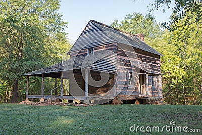 Rustic Cabin Stock Photo