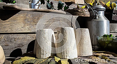 Rustic cheese Stock Photo