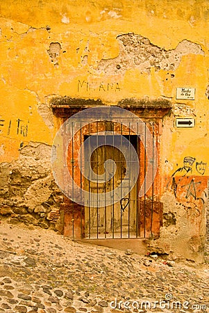 Rustic Colonial Mexico Stock Photo