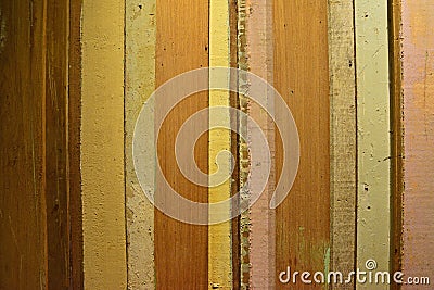 Rustic Colorful wood plank background Stock Photo