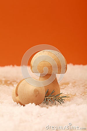 Rustic country Christmas background Stock Photo