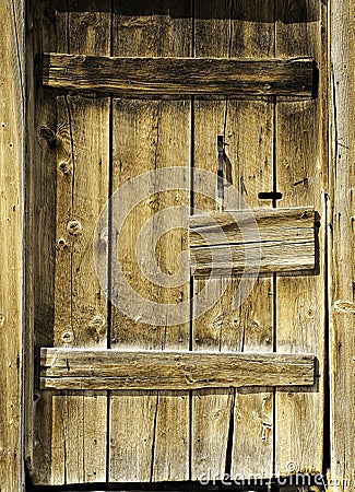 Rustic Door Stock Photo
