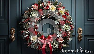 Rustic elegance flower bouquet, wood decor, modern design, old fashioned charm generated by AI Stock Photo