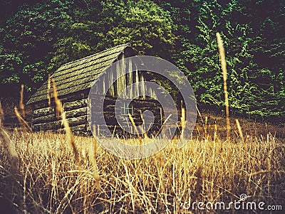 Rustic Farm Building Stock Photo