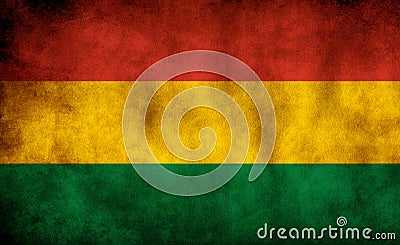 Rustic, Grunge Bolivia Flag Stock Photo