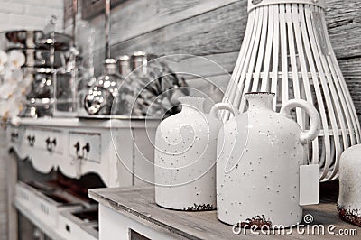 Rustic home decorations Stock Photo