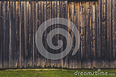 Rustic Old Barn Boards Stock Photo