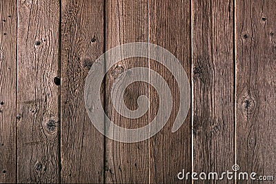 Rustic old brown wood plank background Stock Photo