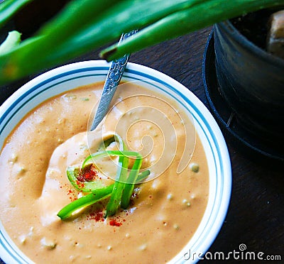 Rustic Thousand Island Dressing Stock Photo