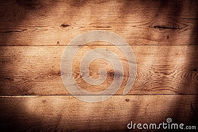 Rustic wood background texture with vignette Stock Photo