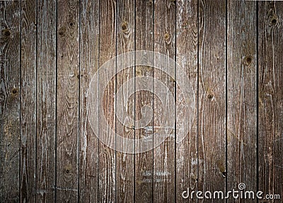 Rustic wood planks background with nice vignetting Stock Photo