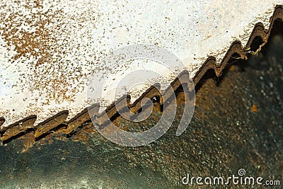 Rusty antique gearwheel Stock Photo