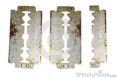 Rusty blade Stock Photo