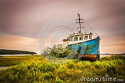 Rusty boat Stock Photo