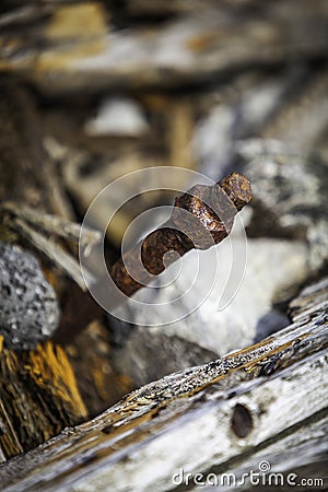 Rusty Bolt Stock Photo