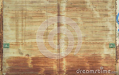 Rusty corrugated iron texture Stock Photo