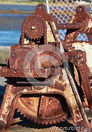 Rusty Gearing Stock Photo