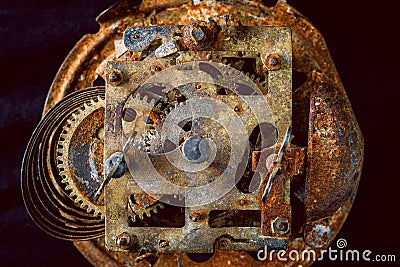 Rusty gears Stock Photo