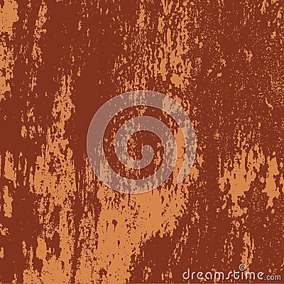 Rusty grunge metal texture Vector Illustration