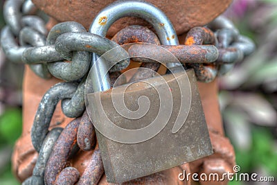 Rusty Lock Stock Photo