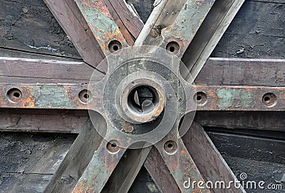 Rusty machinery Stock Photo