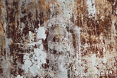 Rusty metal background. Old rust texture Stock Photo