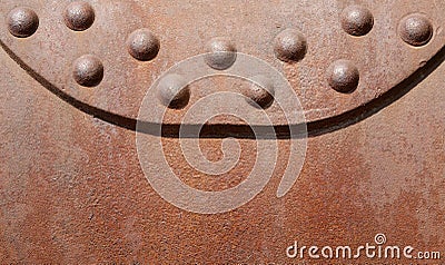 Rusty metal hatch Stock Photo