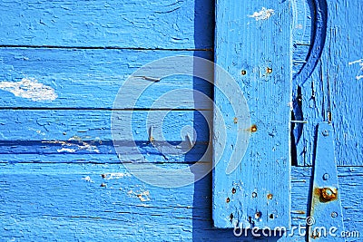 rusty metal nail dirty stripped paint in the and morocco kn Stock Photo