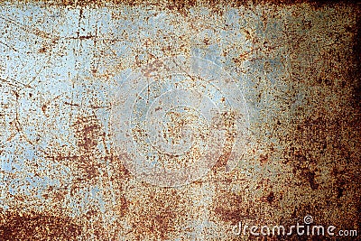 Rusty metal panel texture Stock Photo