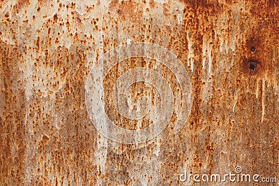 Rusty metal panel texture Stock Photo