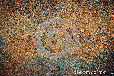 Rusty metal texture background for interior exterior decoration. Stock Photo