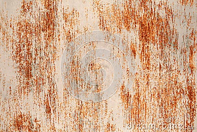 Rusty metal wall Stock Photo