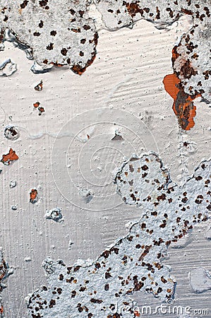 Rusty metallic paint texture Stock Photo