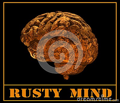 Rusty Mind Stock Photo