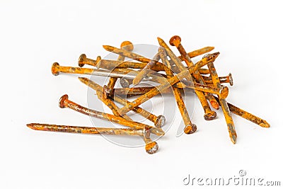 Rusty nail Stock Photo