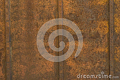 Rusty orange brown rust old metal background texture Stock Photo