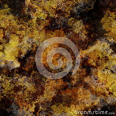 Rusty orange yellow and black marble warm colors background Stock Photo