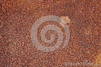 Rusty Riveted Steel Background Stock Photo