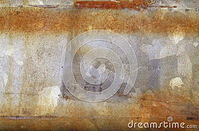 Rusty steel sheet of metal with difrent textures Stock Photo