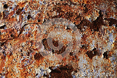 Rusty steel texture, rusted metal surfaces Stock Photo