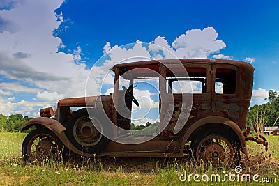 Rusty vehicle Stock Photo