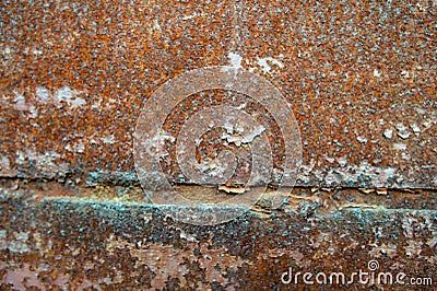 Rusty wall background image Stock Photo